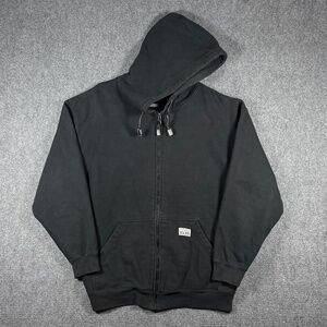 Pro Club Heavy Weight Zip Up Hoodie Black Mens Size XL #1314